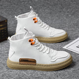 Winter New Tide Men's boots Shoes Korean High-top Board Shoes Men's Sports Tide Shoes Trend Martn warm Boots Men aidase-shop