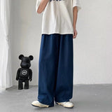 Oversized Jeans Men Fashion Blue Casual Wide Leg Jeans Men Streetwear Loose Hip Hop Straight Denim Pants Mens Trousers M-3XL aidase-shop