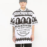 Aidase  Polo Shirts Vintage Characters Print Cotton Men T-shirt Streetwear Casual Men's Clothing 2022 Summer Oversized T Shirt for Men aidase-shop