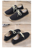 Aidase New Fashion Loafers Men Flats Brand Canvas Shoes Flat Male Lazy Shoes Mens Casual Shoes Black Beige Blue Big Size 45 A4829 aidase-shop