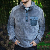 Aidase Sweater Men Winter Fashion Streetwear Sherpa Fleece Clothing Warm Casual Thick Pullovers 3XL Plaid Fluffy Man Sweater aidase-shop