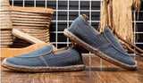 Aidase  Men Hemp Fisherman Shoes Breathable Espadrilles Flats Solid Moccasins Casual Shoes Men Canvas Shoes Espadrilles aidase-shop