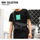 Aidase Casual Men's Small Shoulder Bag Street Trend Small Chest bag Storage Travel Phone Pouch Unisex Nylon Messenger Crossbody Bags aidase-shop