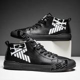 Coslony men shoes vulcanize shoes casual comfortable leather fashion luxury men shoes brand high quality skate shoes men white aidase-shop