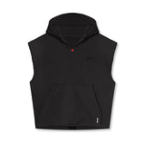Men's Tank Top Solid Color Sleeveless Hoodie Loose  Casual Versatile Gym Vest aidase-shop