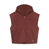 Men's Tank Top Solid Color Sleeveless Hoodie Loose  Casual Versatile Gym Vest aidase-shop