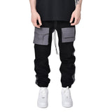 Cargo Pants for Men Streetwear Hip Hop Casual Pockets Trousers Men Harajuku Fashion Loose Pant aidase-shop