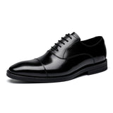 New High Quality Handmade Oxford Dress Shoes Men Genuine Cow Leather Suit Shoes Footwear Wedding Formal Italian Shoes Hot aidase-shop