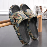 Men Shoes Summer Slippers  New Beach Sandals Male Casual Flat Non-slip Breathable Light Home Slides Chanclas Mujer Playa aidase-shop