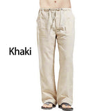 Aidase  Linen Wide Men Pants New Korean Trousers Oversize Linens Streetwear Male Spring Summer Yoga Pants Casual Men Clothing Sweatpants aidase-shop