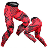 Running Tights Men Compression Tight Trousers 3D Print Sport Leggings Man Quick Dry Gym Workout Bottoms aidase-shop