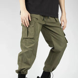 Mens Tactical Pants Multiple Pocket Elasticity Military Urban Commuter Tacitcal Trousers Men Slim Fat Cargo Pant aidase-shop