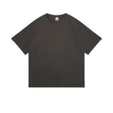 Summer Man T-shirts Short Sleeve Solid Color Casual Oversized T Shirt Men Harajuku Hip Hop Cotton Men's Clothing Tops Tee aidase-shop