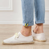 Aidase New Fashion Loafers Men Flats Brand Canvas Shoes Flat Male Lazy Shoes Mens Casual Shoes Black Beige Blue Big Size 45 A4829 aidase-shop