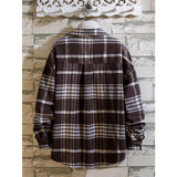 Aidase New Men's Flannel Long Sleeve Plaid Shirts Casual Shirts Young Fashion Men's Shirts Japanese, Korean and Hong Kong Style aidase-shop