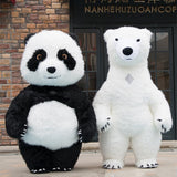 Aidase Giant Panda Inflatable Costume Street Funny Polar Bear Mascot Costume Party Cosplay Plush Doll Inflatable Mascot Costume aidase-shop