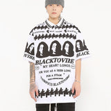 Aidase  Polo Shirts Vintage Characters Print Cotton Men T-shirt Streetwear Casual Men's Clothing 2022 Summer Oversized T Shirt for Men aidase-shop