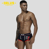 ORLVS Men Underwear Cotton Soft Men Boxer Sexy Panties Homme Boxers Panties Comfortable Male Underpants Cueca Man  Boxer Shorts aidase-shop