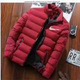 Aidase   Men's Casual Jacket Men's windbreaker jacket Winter warm Fall zipper Men's overcoat solid color large size aidase-shop