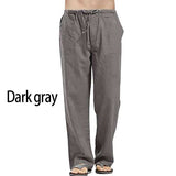 Aidase  Linen Wide Men Pants New Korean Trousers Oversize Linens Streetwear Male Spring Summer Yoga Pants Casual Men Clothing Sweatpants aidase-shop