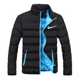 Aidase   Men's Casual Jacket Men's windbreaker jacket Winter warm Fall zipper Men's overcoat solid color large size aidase-shop