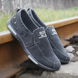 Aidase  Canvas Men Shoes Denim Lace-Up Men Casual Shoes Plimsolls Breathable Male Footwear Spring Autumn Sneakers  2019 New aidase-shop