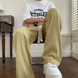 Summer New Casual Pants Men Loose Large Size High Elastic Floor Dragging Pants Male Fashion Street Y2k Trousers M-5x aidase-shop