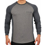 Long Sleeve T-shirt Men Gym Training Shirt Soft Cotton Bodybuilding Tops Man Running Fitness Clothing aidase-shop