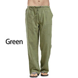 Aidase  Linen Wide Men Pants New Korean Trousers Oversize Linens Streetwear Male Spring Summer Yoga Pants Casual Men Clothing Sweatpants aidase-shop