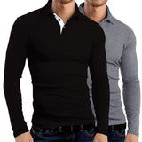Aidase Solid Color Turn-down Collar Men Shirt Soft Leisure Long Sleeve Autumn Shirt All Match Formal Quick Dry Men Shirt	for Work aidase-shop
