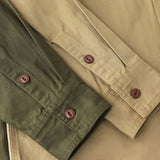 Men Cargo Long Sleeve Shirt Spring Autumn Hip Hop Jacket American Casual Retro Army Green Tough Man Workwear Shirt aidase-shop