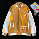 Autumn Streetwear Baseball Jacket Mens American College Wear Loose Embroidery Tide Fashion Brand Vintage Varsity Jackets for Men aidase-shop