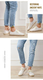 Aidase New Fashion Loafers Men Flats Brand Canvas Shoes Flat Male Lazy Shoes Mens Casual Shoes Black Beige Blue Big Size 45 A4829 aidase-shop