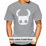 Aidase Men T-Shirts The Hollow Knight Vintage Cotton Tees Short Sleeve Skull Video Game T Shirts Round Collar Tops 4XL 5XL aidase-shop