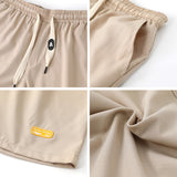 Shorts Men's Summer Thin Straight Tube Loose Slim Fitting Ice Quick Drying Five Points Sports Pants Streetwear Shorts aidase-shop