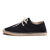 Aidase New Fashion Loafers Men Flats Brand Canvas Shoes Flat Male Lazy Shoes Mens Casual Shoes Black Beige Blue Big Size 45 A4829 aidase-shop