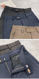Aidase New Striped Suit Pants  Men Elegant Skinny Fit Office Pant Men Trousers Pant For Man Business Slim Fit Dress Ankle Trousers aidase-shop