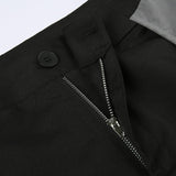 Y2k Techwear Casual Pants Men Hollow Out Baggy Patchwear Trousers Male Streetwear Low Rise Sweatpants Korean Hip Hop aidase-shop