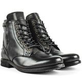 Men Knight Boots Autumn Exquisite Zip Ankle Handmade Round Toe Low Heel Males Shoes Fashion Leather Concise Leisure Design Boots aidase-shop