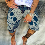 Men's Shorts Summer Shorts Bermuda shorts Beach Shorts Boho Pants Drawstring Print Graphic Prints Comfort Lightweight Knee Length Holiday Beach Stylish Casual 1 2 Inelastic mysite