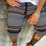 Men's Shorts Summer Shorts Bermuda shorts Beach Shorts Boho Pants Drawstring Print Graphic Prints Comfort Lightweight Knee Length Holiday Beach Stylish Casual 1 2 Inelastic mysite