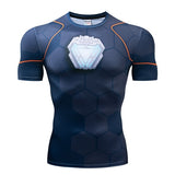 New Nightwing Short Sleeve Compression Shirts Thanos 3D Printed T shirts Men 2018 Summer NEW Crossfit Top For Male Fitness Cloth aidase-shop