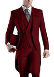 Aidase One Button Light Blue Plaid Wedding Groom Tuxedos Peak Lapel Groomsmen Mens Dinner Prom Suits (Jacket+Pants+Vest+Tie) NO:1476 aidase-shop