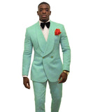 Aidase Custom Made Groomsmen White Pattern Groom Tuxedos Shawl Lapel Men Suits 2 Pieces Wedding Best Man ( Jacket+Pants+Tie ) C922 aidase-shop