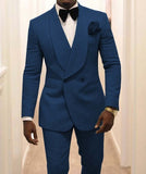 Aidase Custom Made Groomsmen White Pattern Groom Tuxedos Shawl Lapel Men Suits 2 Pieces Wedding Best Man ( Jacket+Pants+Tie ) C922 aidase-shop