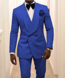 Aidase Custom Made Groomsmen White Pattern Groom Tuxedos Shawl Lapel Men Suits 2 Pieces Wedding Best Man ( Jacket+Pants+Tie ) C922 aidase-shop