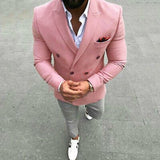 Aidase Fashion Lattice Men's Suit Slim Fit Prom Wedding Suits for Men Groom Tuxedo Jacket Pants Set Custom White Casual Men Blazer aidase-shop