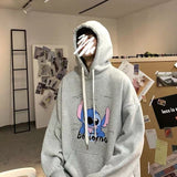 Men Hoodies Streetwear Winter Coat Fashion Loose Causal Hoodie Sweatshirt Hip Hop Casual Sweatshirts aidase-shop