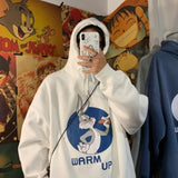 Men Hoodies Streetwear Winter Coat Fashion Loose Causal Hoodie Sweatshirt Hip Hop Casual Sweatshirts aidase-shop