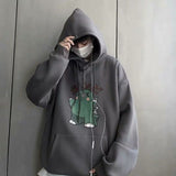 Men Hoodies Streetwear Winter Coat Fashion Loose Causal Hoodie Sweatshirt Hip Hop Casual Sweatshirts aidase-shop